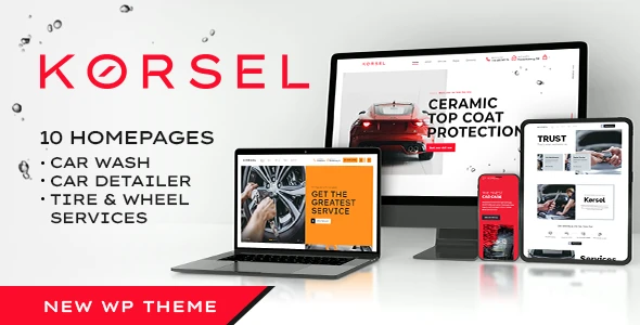 Kørsel – Car Repair & Auto Wash WordPress Theme